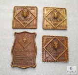 Lot of Cub Scout Square & Promise Plaques