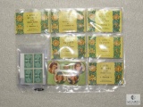 Lot 7 Vintage Girl Scout Membership Cards & 4 Juliette Low Stamps