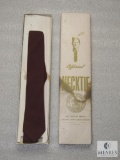 Vintage Official Boys Scout Necktie BSA in the original box