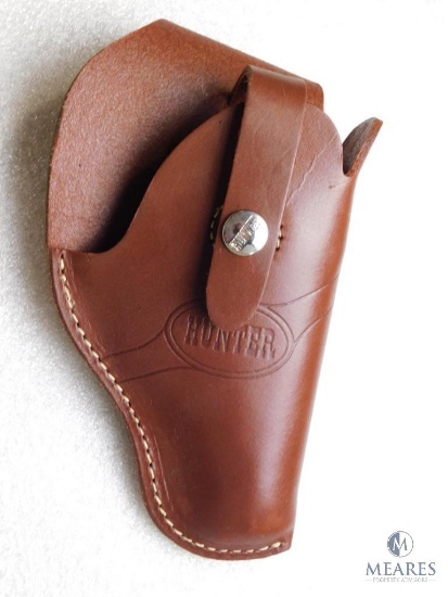 New leather Hunter 2400-12 crossdraw holster fits 2.5-3" revolvers S&W 686,629, Taurus 44, 357 mag