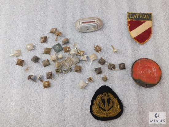 Lot of Vintage Soviet Union Pins and other military memorabilia