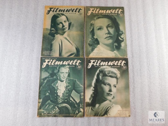 Lot of 4 German Film World Magazines 1942 - 1943