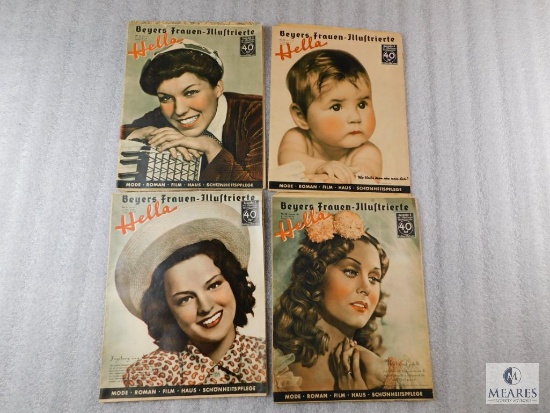 Lot of 4 Beyers Frauen Illustrierte - Women's Illustration - Magazine Germany 1942