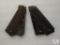 2 pair Colt 1911 checkered grips