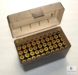 50 Rounds 6mm Remington brass in plastic case