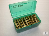 50 Rounds Remington 22-250 rifle brass in plastic case
