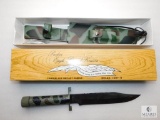 Parker Eagle brand knives , Camouflage Diecast Handle ( Measures approximately 14