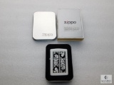 Zippo Lighter #3 Stooges White/film str