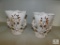 Lot of 2 Vintage Vases USA Stamped Possibly early McCoy