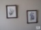 Lot of 4 Wood Framed Prints 2) 