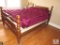 Wood Bed Frame - Full Size Headboard, Footboard, and Sideboards