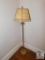 Vintage Brass Floor Lamp w/ Original Shade