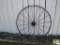 Vintage Metal Wagon Wheel 54