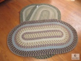 Lot of 3 Oval Rugs