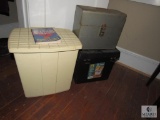 Lot of File Boxes & Office Supplies
