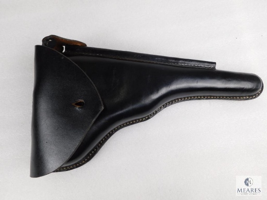 Navy Luger leather flap holster