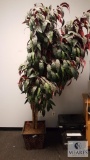 Synthetic potted tree