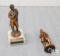 Lot 50's BSA McKenzie Desk Award & Cast Metal Statue Unmounted