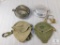 Lot 2 Official Boy Scouts Cooking Kits Mess Kit Sets in Canvas Covers