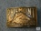 Vintage Brass Boy Scout Camp Philmont Belt Buckle