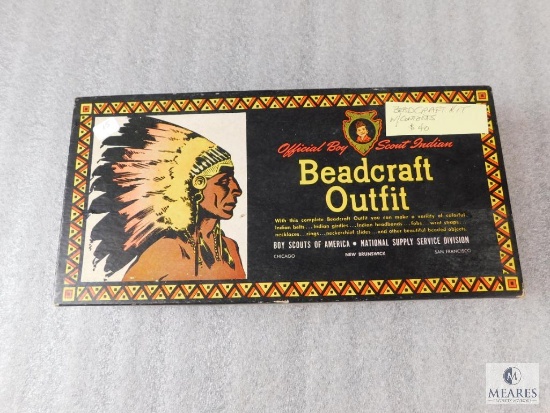 Vintage Official Boy Scout Indian Beadcraft Outfit Kit