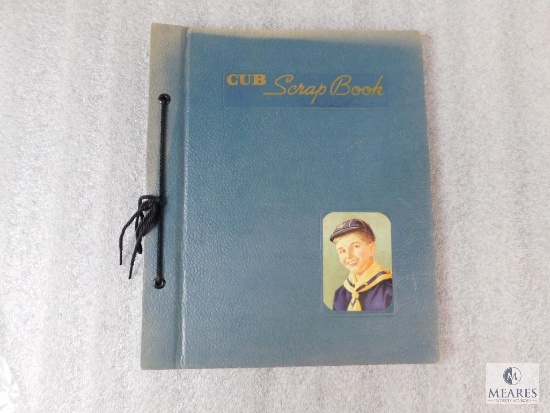 Vintage 1940's Cub Scout Scrapbook - All blank & Mold and Paint Plaque Kit