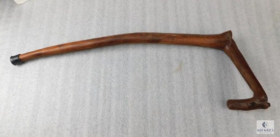 Bent Wood Solid Walking Stick 31.5" High