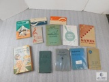 Lot of 10 Vintage Girl & Brownie Scout Books, Game, Camp, Music, & Handbook