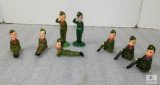 Lot Vintage Porcelain & Plastic Boy Scout Figurines