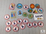 Lot 23 Garfield Character Patches & 7 Garfield Pins