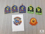 Lot 2010 Jamboree Patch Set & Florida 1960's Ross Allen Patch & 5 Slime-o-rama