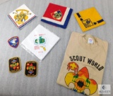 Lot Scout World North Florida Council Collection; Patches, Neckerchiefs, T-Shirt +