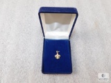 Boy Scouts Gold Filled Charm w/ Diamond in Original box