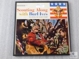 Framed Scouting Along with Burl Ives Official Boy Scouts Album Record