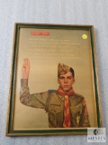 Vintage Scout Oath Framed Print 15