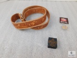 Lot Boy Scouts Leather Belt 40