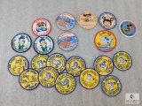 Lot of Boy / Cub Scout Character Patches Pee Wee, Scooby Doo, Casper, & Mickey Mouse