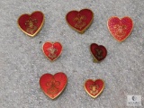 Lot 7 BSA Life Scout Rank Pins various SIzes