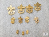 Lot 11 BSA First Class Rank Pins Collection various Sizes