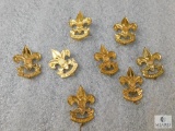 Lot 8 Large BSA First Class Hat Pins 1940-1950's Issue 2