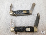 Lot 2 Vintage Boy Scout Logo Knife by Camillus & Imperial Brands