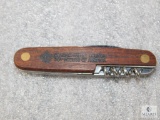 Concho Valley Council Wood Handle Multi-Tool Knife