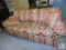 Broyhill Loveseat Sofa Couch Red & Gold Nice Condition!