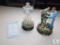 Lot of 2 Thomas Kinkade Collectible Figurines; Crystal Ascension & The Painter of Light Statue