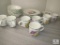 27 pc Lot Thomson Pottery China Floral Garden Print Dinnerware Plates, Cups, Bowls & Saucers