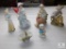 Lot of Porcelain & Ceramic Old Figurines 1 Musical w/ Tags