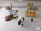 Lot Porcelain Collectible Carousel Horses 1 Musical & Golf ball Puppy Figure