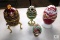 Lot of 4 Decorative Faberge Eggs 1 New w/ Tags