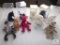 Lot of Collectible TY Beanie Babies Bears and Animals