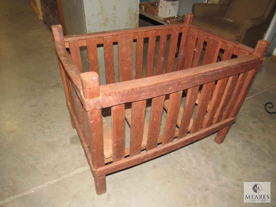 Vintage Solid Wood Babydoll Crib or Project piece